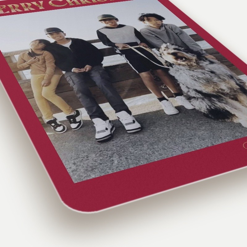 Bold Stack Holiday Card