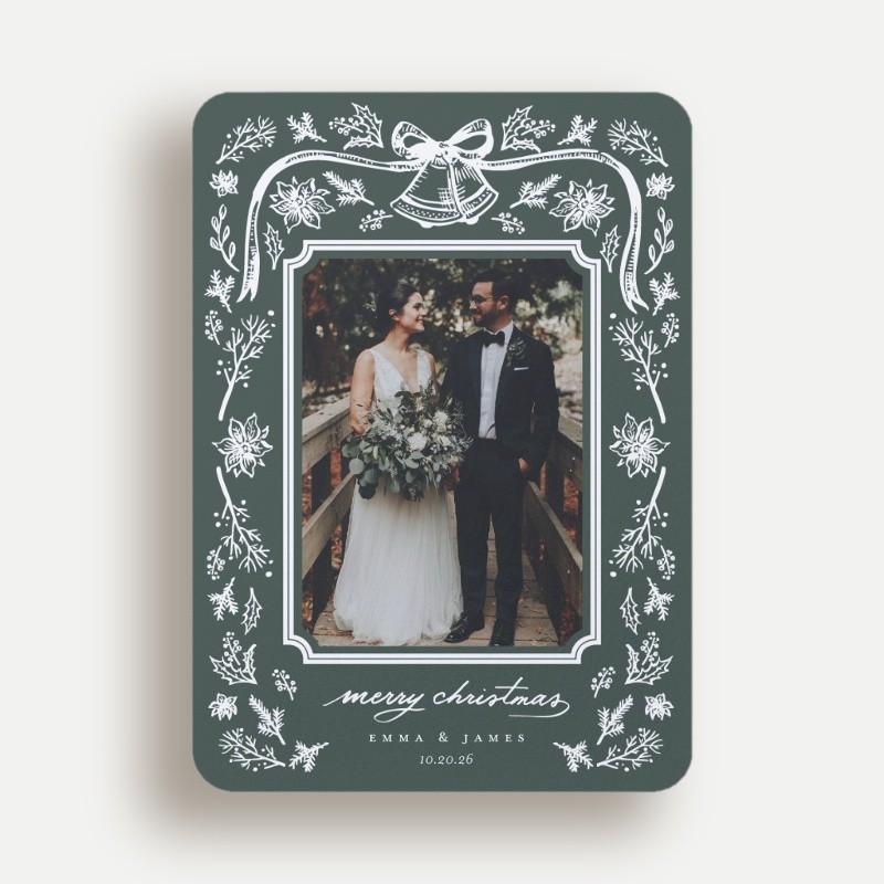 Ornate Bells Holiday Card