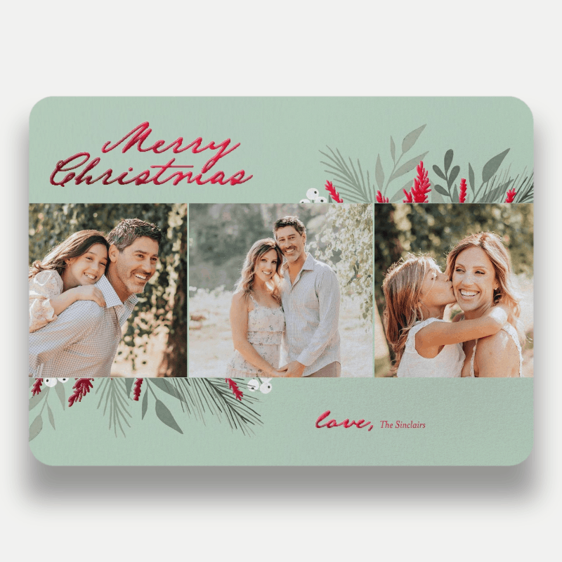 Scattered Botanicals Holiday Card