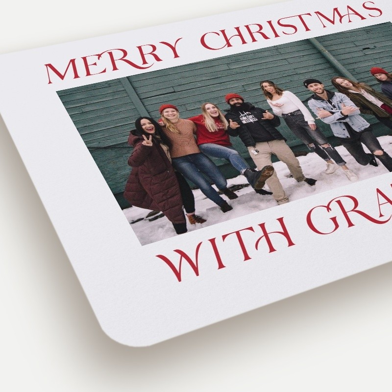 Classic Gratitude Holiday Card