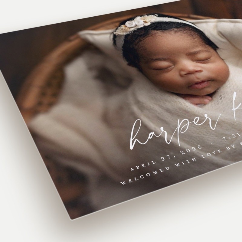 Little Welcome Birth Announcement