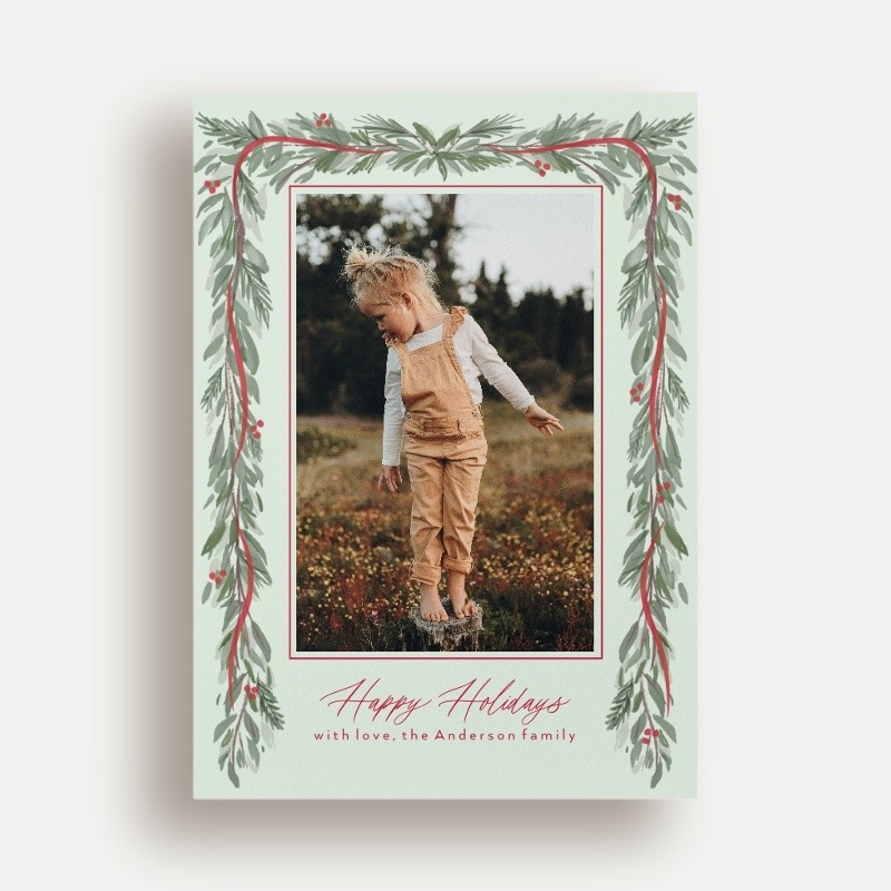 Pine Garland Frame