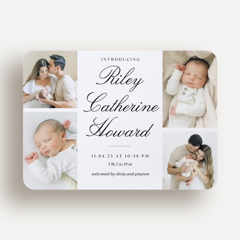 Elegant Announcement