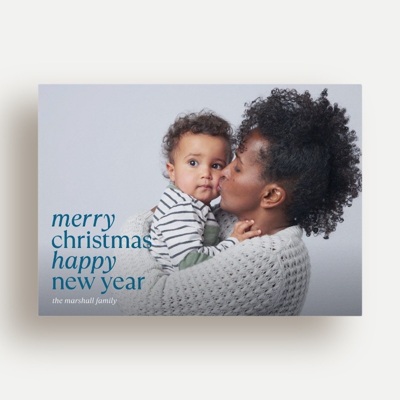 Overlay Script Holiday Card