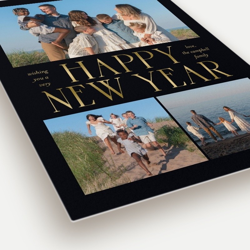 Grand Serif New Year's Card