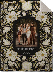 Dark Floral Frame​