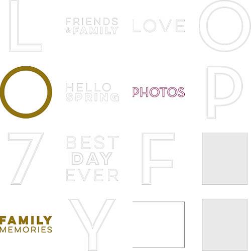 Modern Black 12x12 undefined  Premium Album