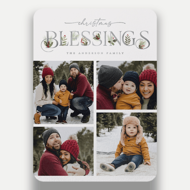 Classic Statement Holiday Card