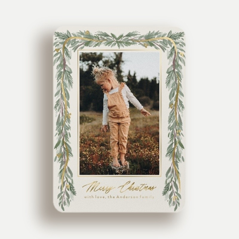 Pine Garland Frame