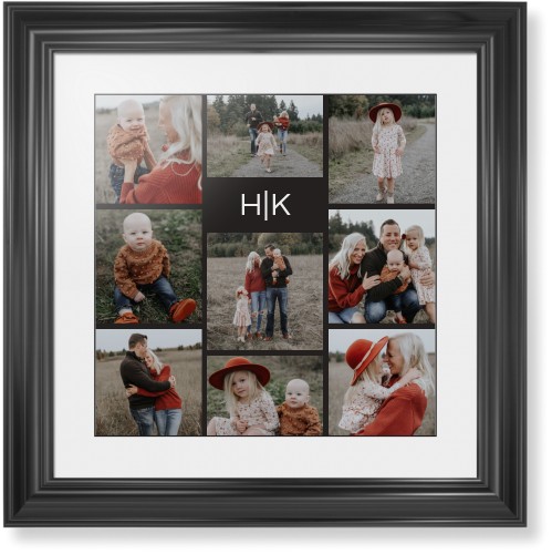 Modern Gallery Monogram of Nine