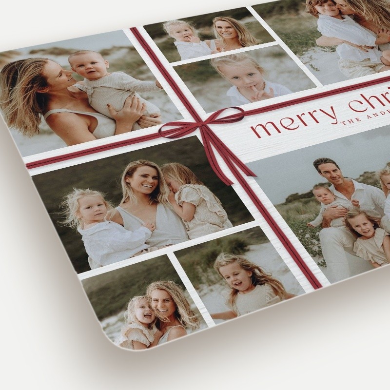 Wrapped Collage Holiday Card