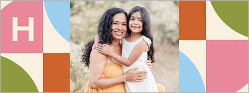 Abstract Shapes 12oz Pink  Custom Cup