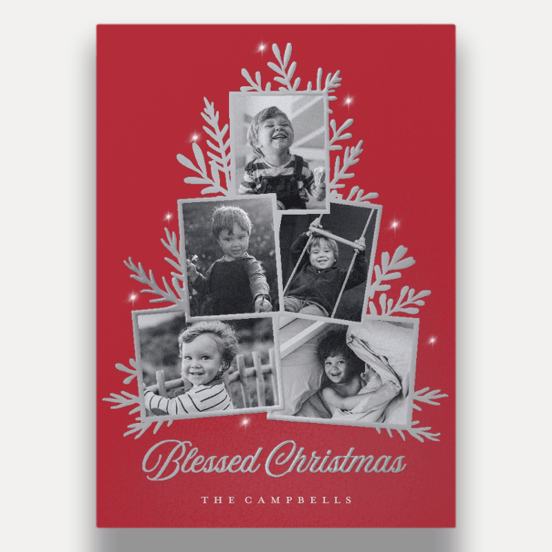 Sprig Tree Holiday Card