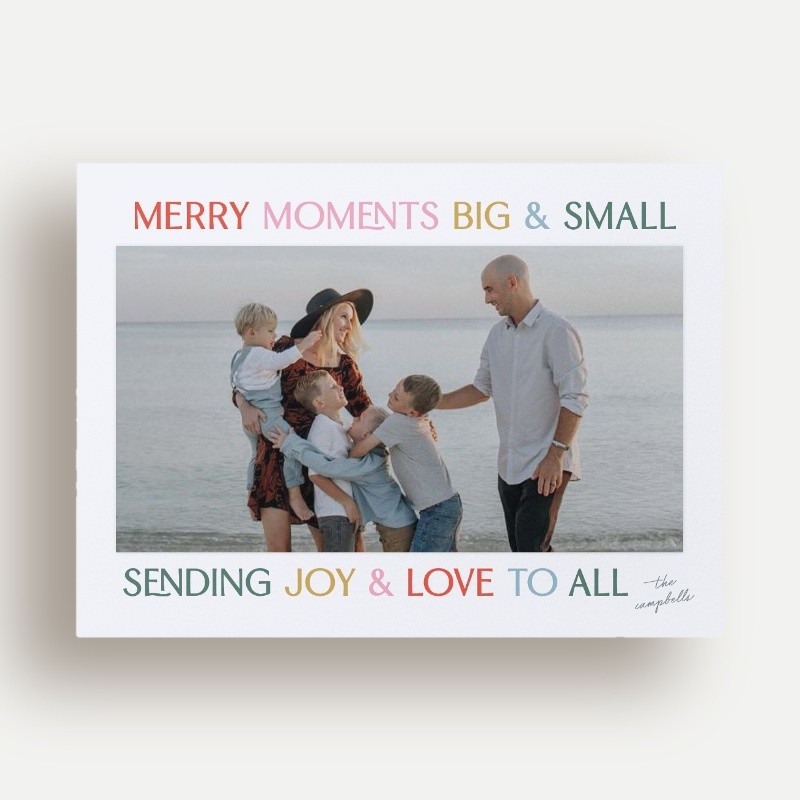 Cheerful Multi Christmas Card