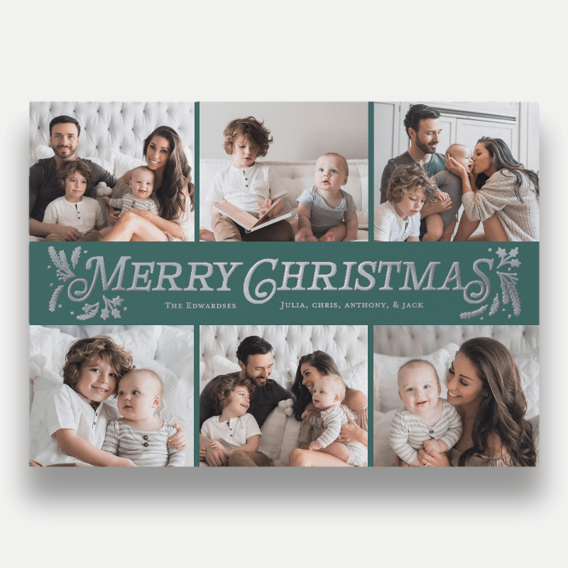 Botanical Banner Holiday Card