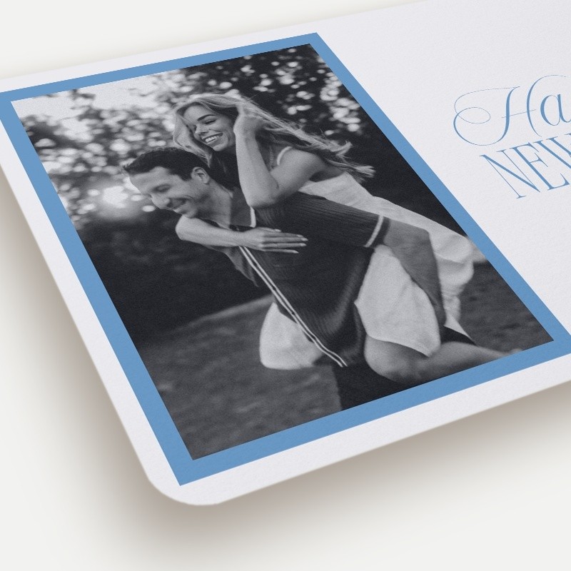 Script Serif Holiday Card