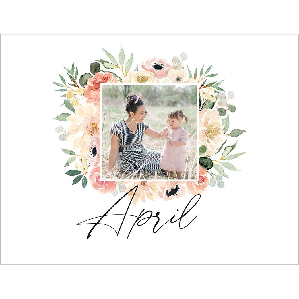 Seasonal Watercolor Florals by Kim Thoa 8x11 undefined  Wall Calendar