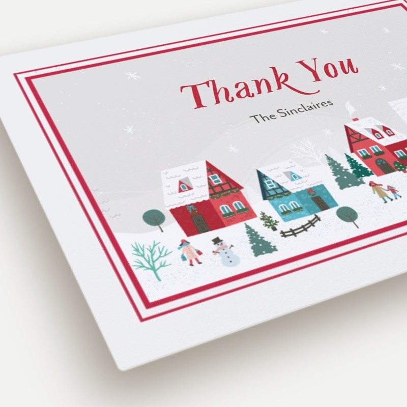 Town Santa Thank You Card