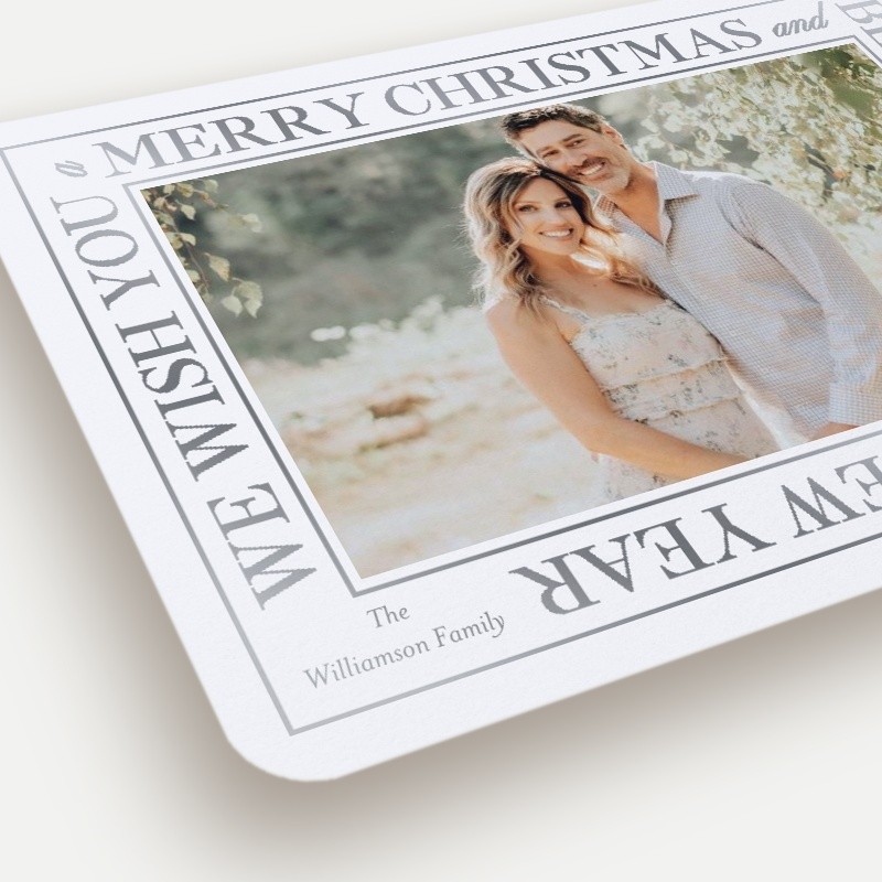 Wrapped Wishes Holiday Card