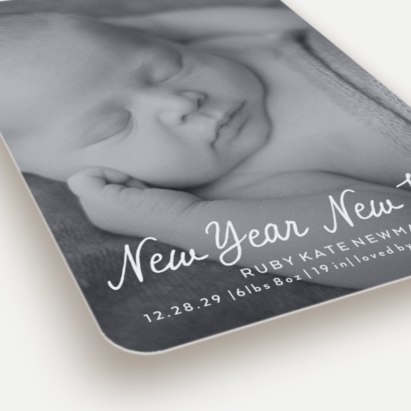 New Love Birth Announcement