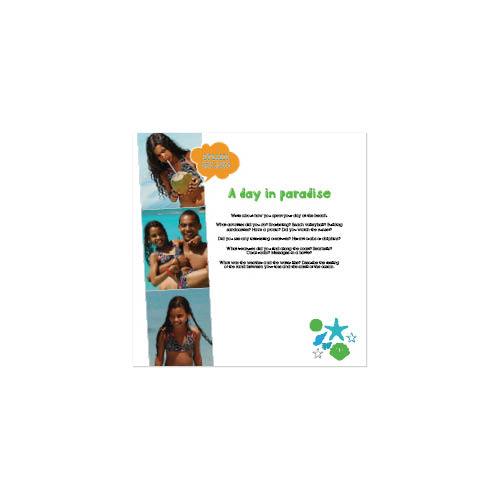 Fun In The Sun 12x12 undefined  Premium Album