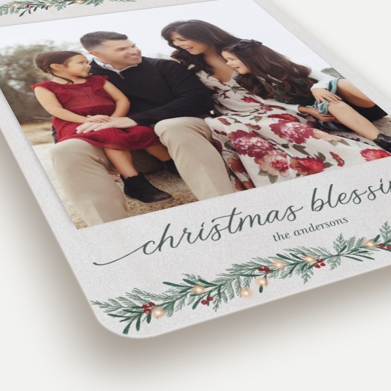 Berry Garland Holiday Card