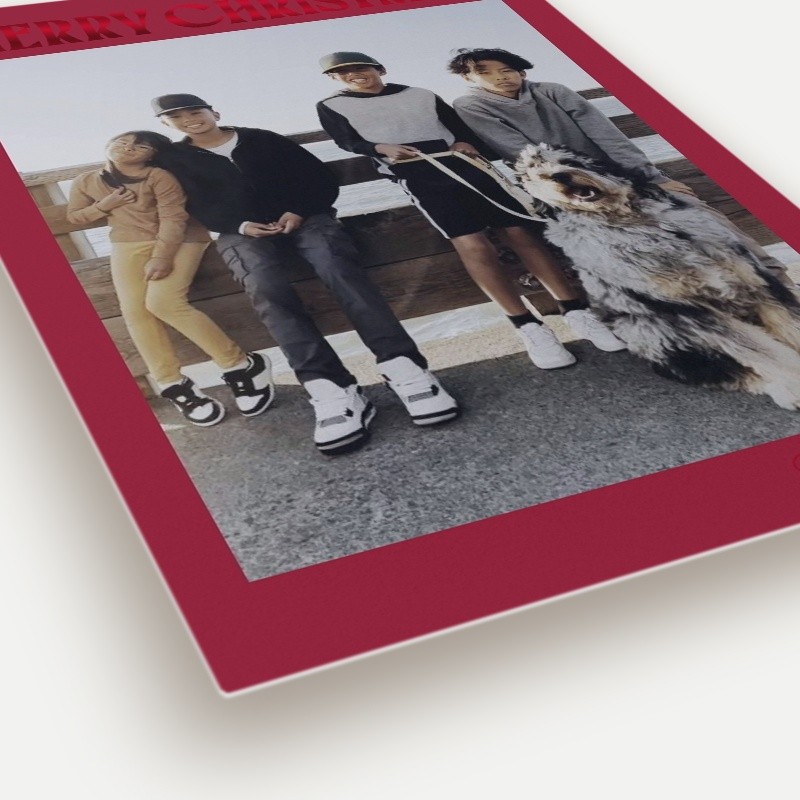 Bold Stack Holiday Card