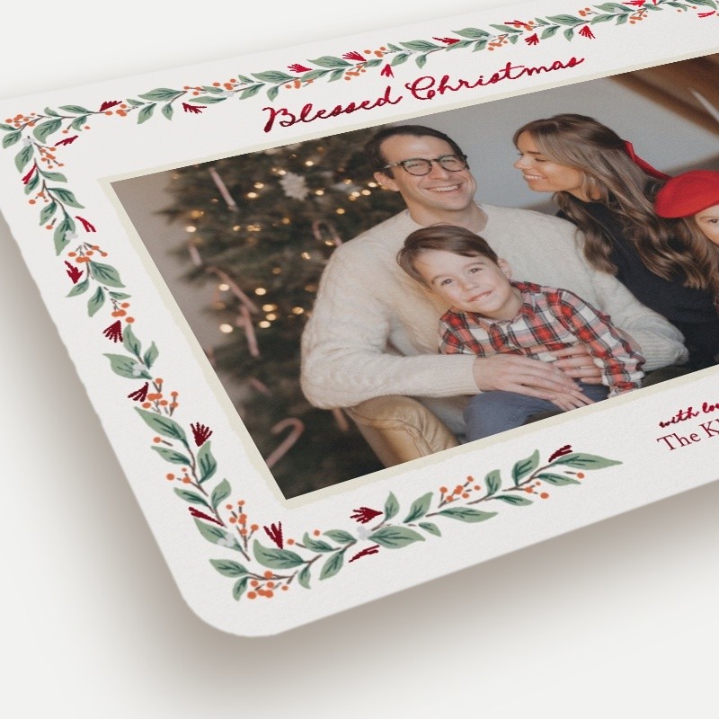 Botanical Frame Holiday Card