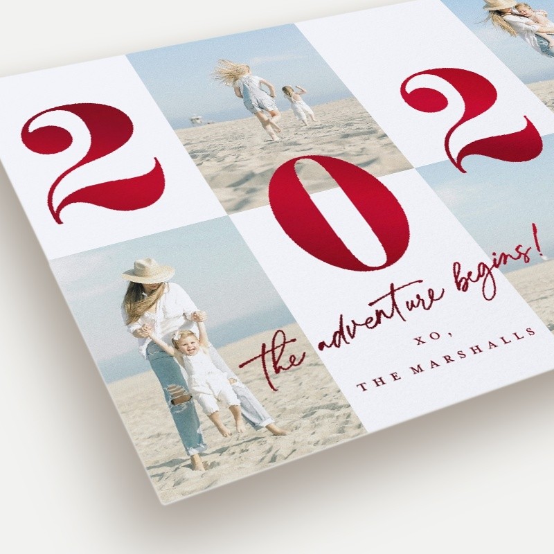 Adventure Grid New Year's Card
