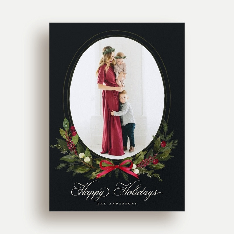 Black Holiday Photo Cards