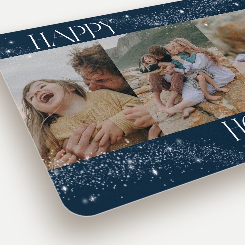 Celestial Sparkle Holiday Card