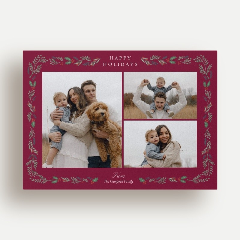 Painted Holly Frame