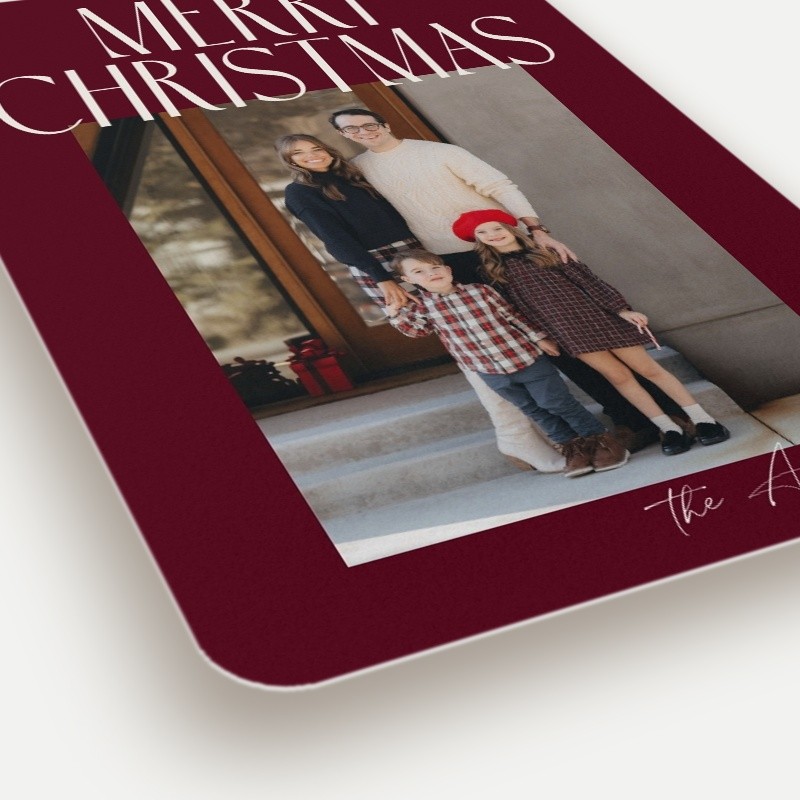 Magazine Cover Holiday Card