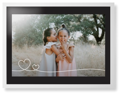 Double Heart Line Art