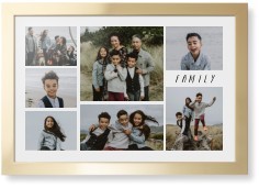 Rustic Picture Gallery Collage Of Seven