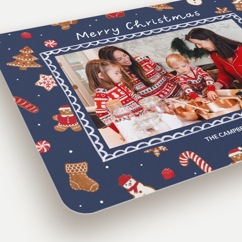 Little Sleepies Gingerbread Flurry Holiday Card