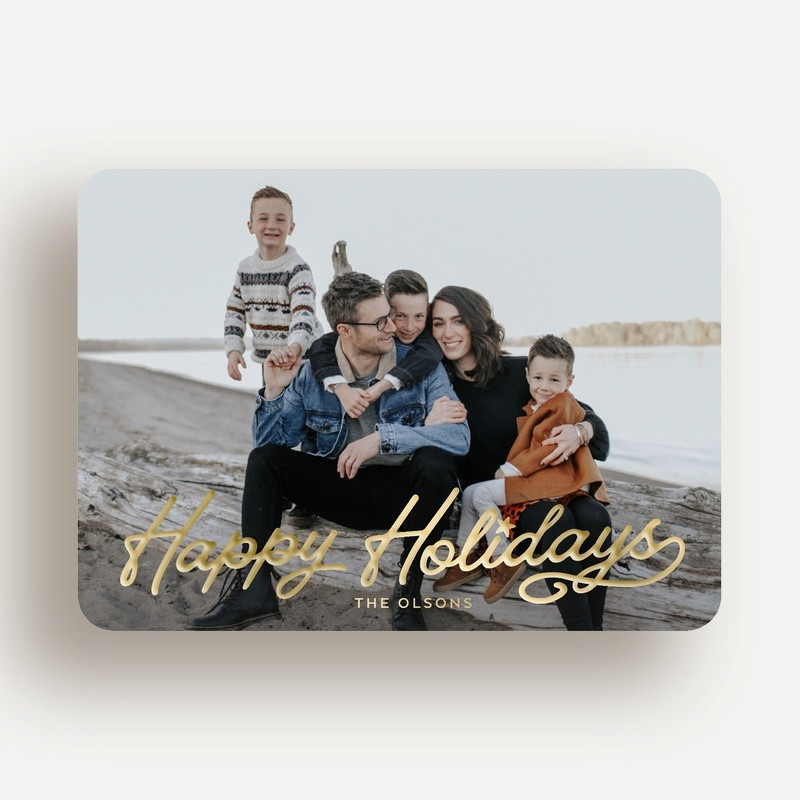 Golden Holiday Wishes