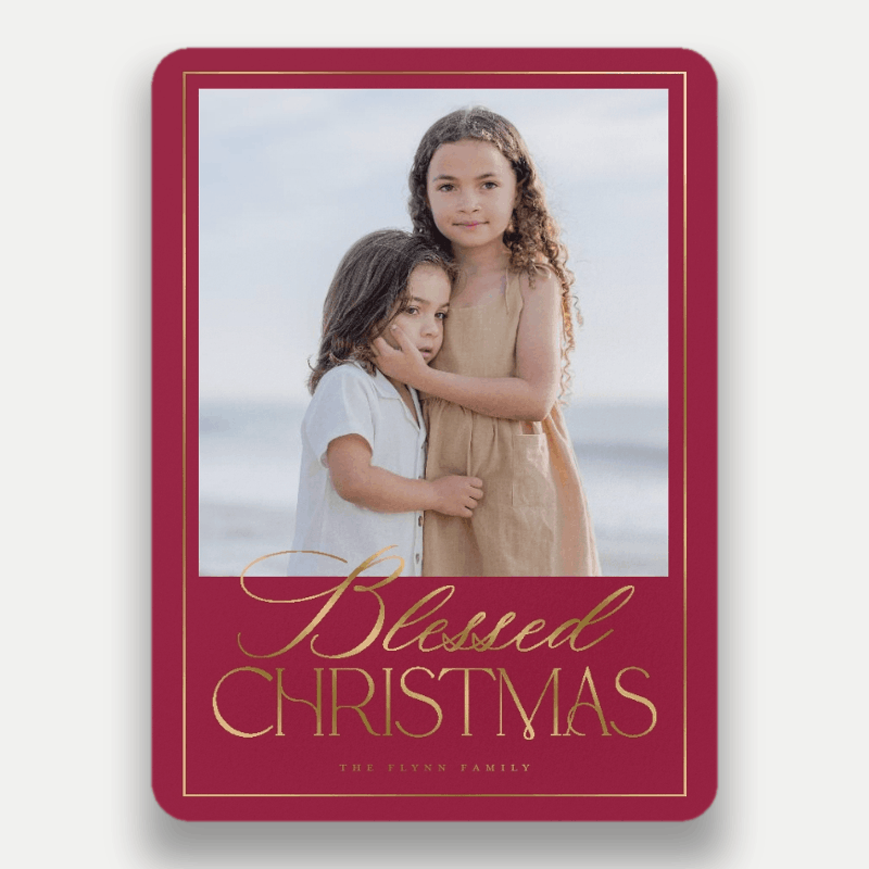 Refined Collage Holiday Card