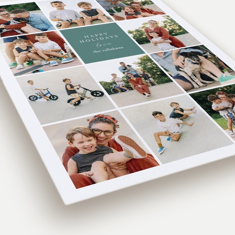 Photo Mosaic Holiday Card