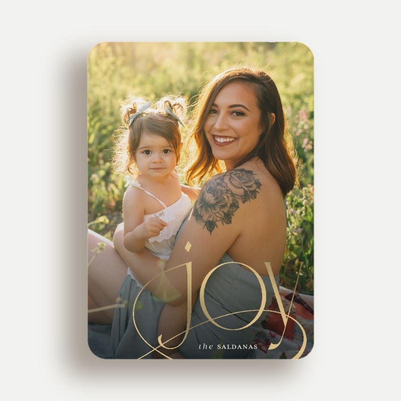 Beaming Joy Holiday Card