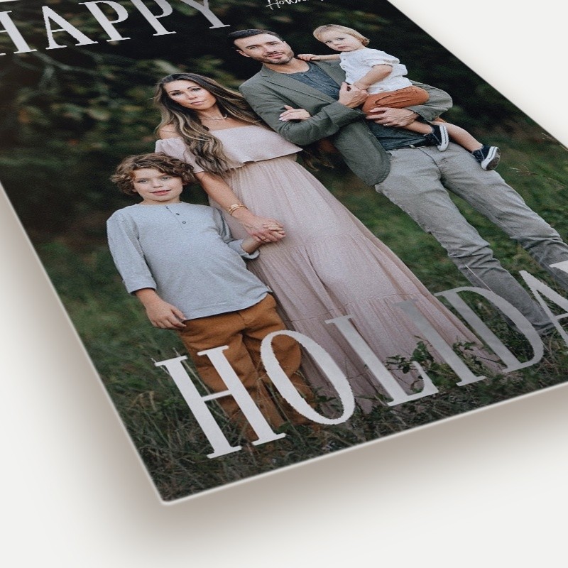 Classic Headline Holiday Card