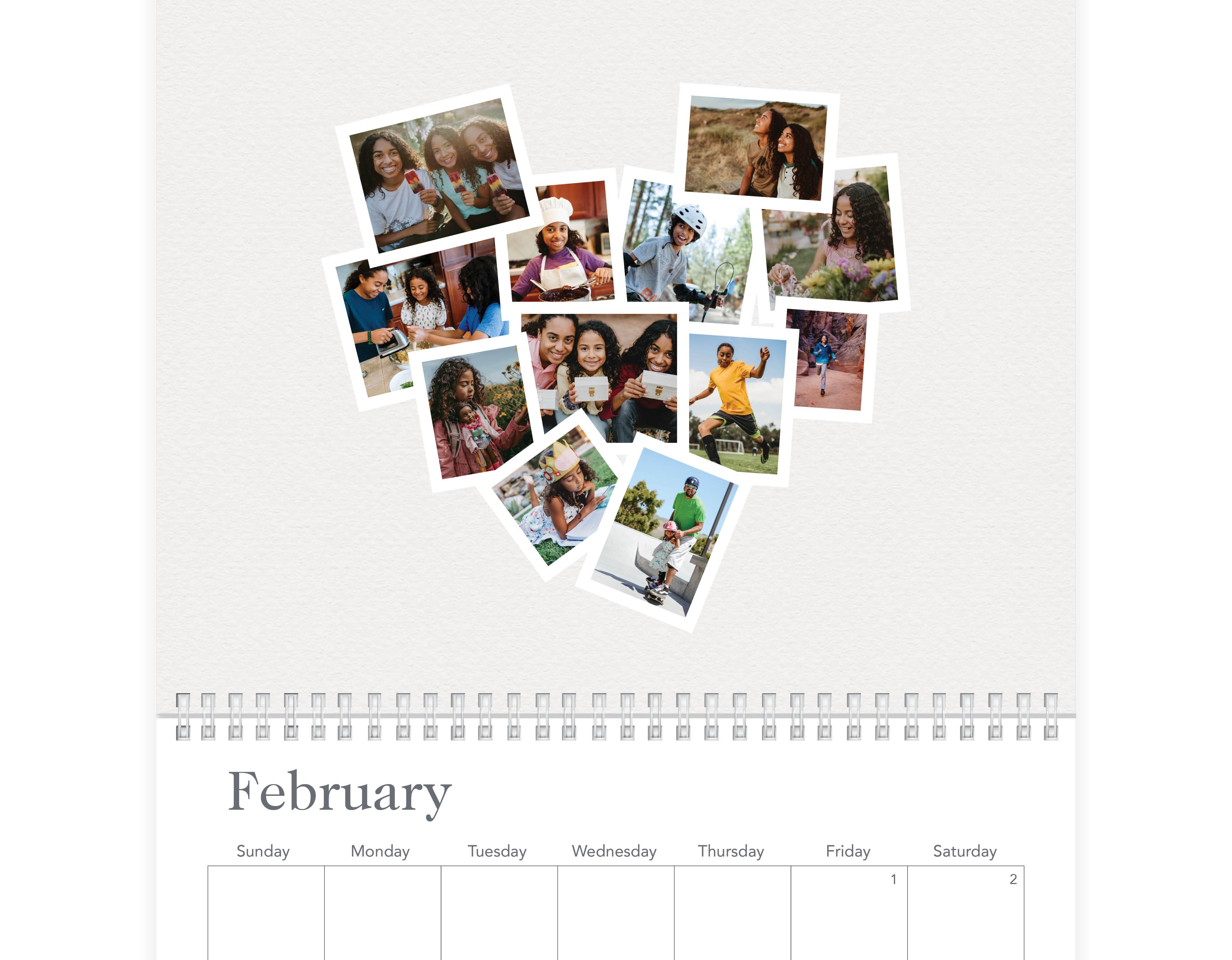 Rustic Gallery Calendar