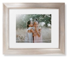 Double Heart Line Art