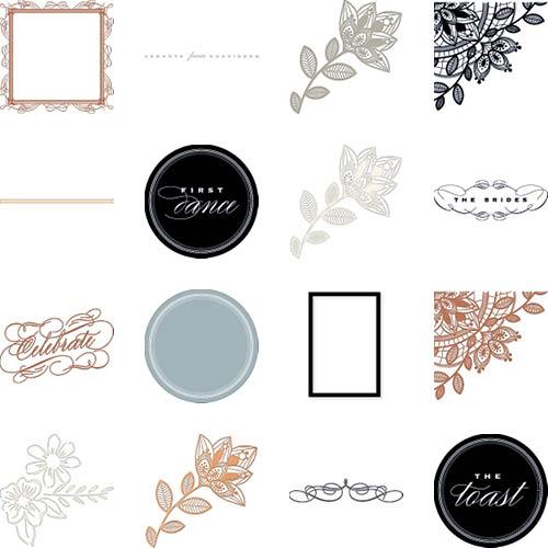 Vintage Wedding Guestbook 11x14 undefined  Premium Album