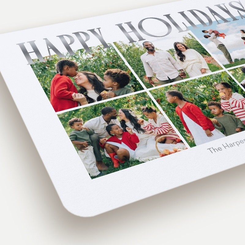 Elegant Serif Holiday Card