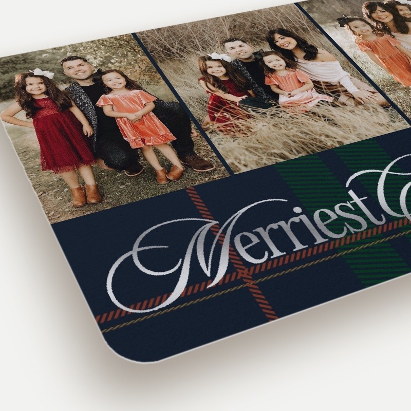 Preppy Plaid Holiday Card