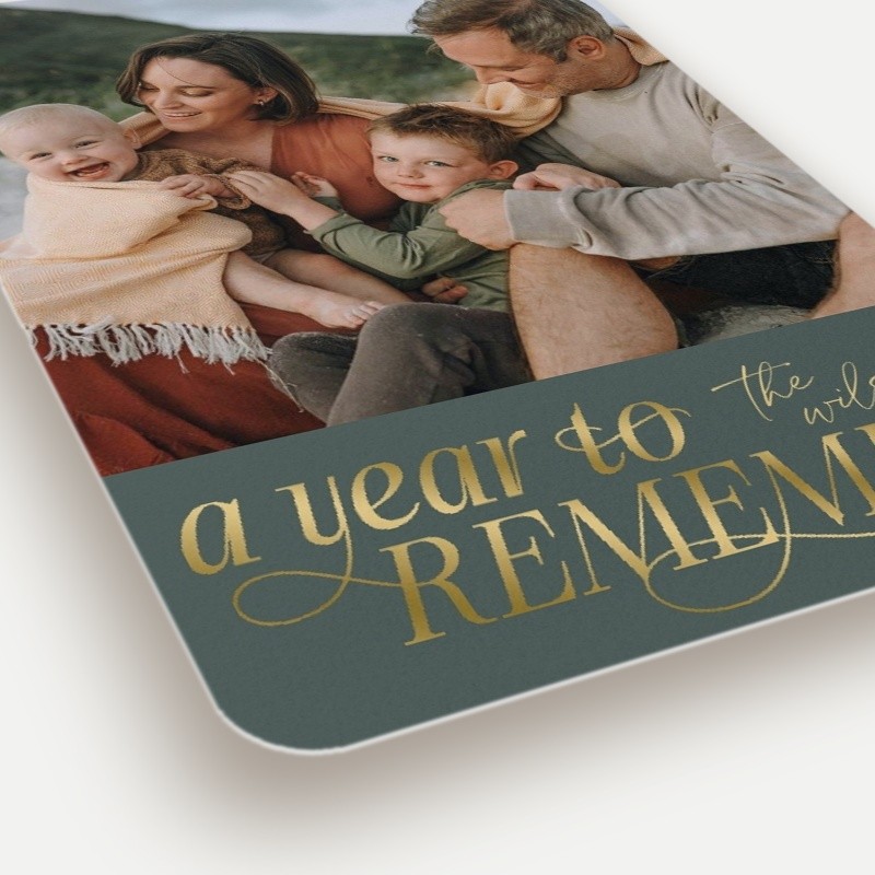 Looking Back New Year's Card