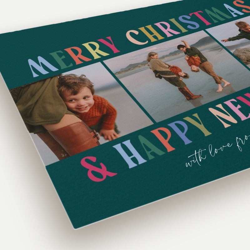 Whimsical Trio Holiday Card