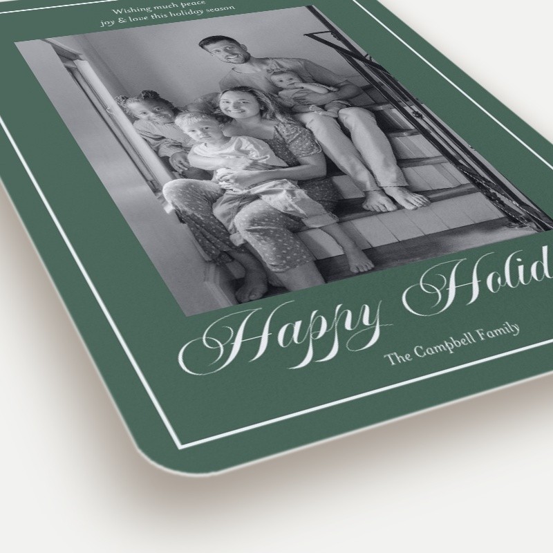 Elegant Frame Holiday Card