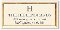 Gilded Monogram